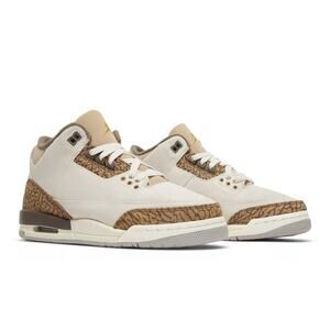 Nike Air Jordan 3 Retro Palomino Leather Sneakers High Top Shoes DM0966-102 1Y